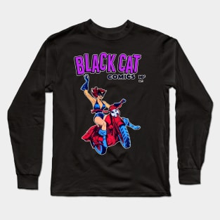 The Black Cat Rides Again! Long Sleeve T-Shirt
